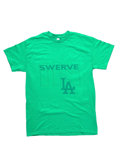 SWERVE IN LA GREEN T-SHIRT
